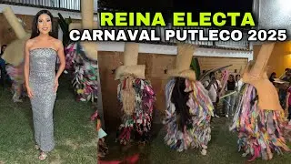 REINA ELECTA del Carnaval Putleco 2025 en Putla Oaxaca