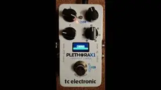 TC Electronic Plethora X1 factory presets on bass - almost straight from the box