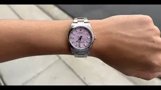 Обзор и фотографии часов Rolex Oyster Perpetual 36 мм (розовый циферблат)