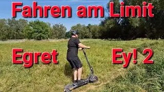 Fahrbericht mit dem Egret Ey! 2 Steigungstest und Offroad E-Scooter