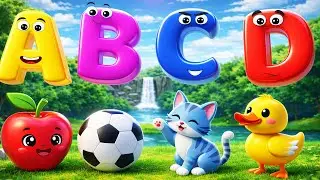 A is for Apple 🍎 | ABC Phonics Song for Toddlers | Learn Alphabet Sounds