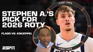 Stephen A.'s pick for ROOKIE OF THE YEAR is closer than expected... 👀 | First Take