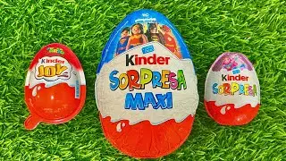 Perfect ASMR Sounds | Kinder Surprise Eggs Opening | Toys & Chocolate Unboxing Satisfying