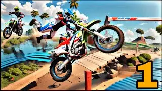 Motorcross Bike racing game play videos part 1 challenge gameplay walkthrough part 1