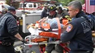 New York subway fall: Man tries to retrieve keys, falls 20 feet into subway grate - TomoNews