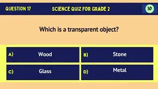 Science Quiz for Grade 2 | 25 Fun and Easy Questions for Kids | Science Trivia