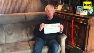 JAN VAN DE WATER OP ZIJN PRAATBANK