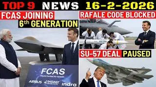 Indian Defence Updates : FCAS Joining, Rafale Code Blocked, Su-57E Deal Pause, Spice-1000 Big Order