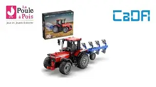 Tracteur multifonction 1675 pi&egrave;ces - CaDA Master - briques de construction