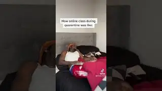 How online class during quarantine was like #viral #funny #shorts