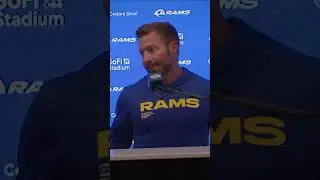 Sean McVay reacts to Tutu Atwell's 88-yard touchdown 🙌 #nfl #rams #shorts