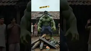 hulk re ghar ka chat tut gaya hai 🥹#hulk #ai #trending
