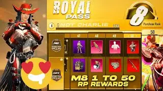 BGMI M8 ROYAL PASS MAXOUT 🔥 | PUBG M8 ROYAL PASS | M8 ROYAL PASS LEAKS 1 TO 50 RP |