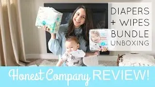 Honest Company Diaper Bundle Unboxing + Review! Is It Worth It?? | Justine Marie