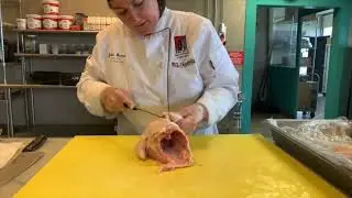 Chicken fabrication with Chef Bamrick
