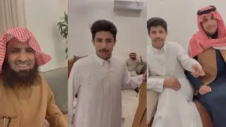 سنابات الشيخ طلال الدوسري مع ولده فيصل وفرحته لـ فيصل