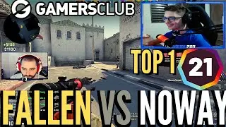 FALLEN VS NOWAY O TOP 1 DA GAMERS CLUB!