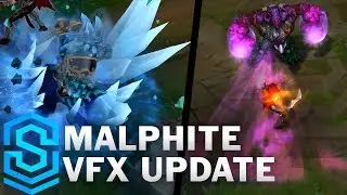 Malphite Visual Effect Update Comparison -  All Affected Skins | League Of Legends