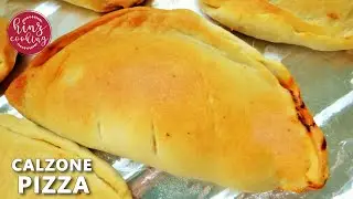 Easy Homemade Calzone Recipe with Pizza Dough - Calzone Pizza (04 Ways to Stuff)