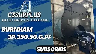 350 HP Burnham 150 PSI Steam Boiler Model 3P.350.50.G.PF