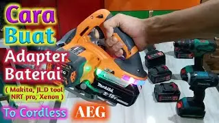 How to make BATTERY ADAPTER Makita 18v to AEG Powertools