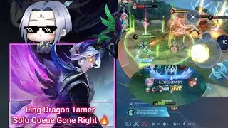 Ling Solo Queue &ndash; Unexpected Teamwork Moments! 😻 | MLBB Highlights