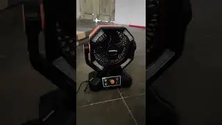 coldSky Rechargeable Table Fan with LED Light & Remote Control #shortvideo #shorts