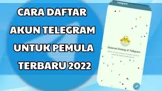 Terbaru 2022 | Cara buat akun telegram untuk pemula