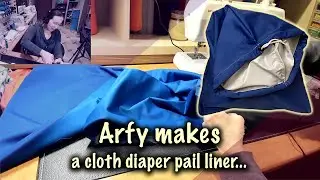 Arfy makes a cloth diaper pail liner...