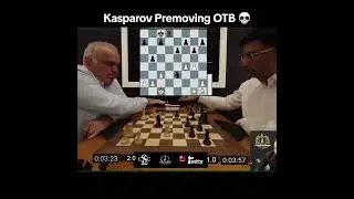 Premoving over the board 💀 #garrykasparov #anand #premove #chessedit