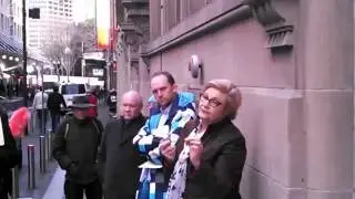 Michelle Miran, Luke Whitington, et al doing left wing stuff circa 2014