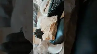 Crunchy Caramel Clay close-up #clay #minerals #asmr #asmrsounds #pottery #clayasmr
