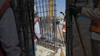 civil engineering how to fix columns steel #columnsteel #civilengineering #construction