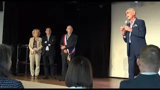 Visite et Innauguration de la plaque Jacques Revaux &agrave; Azay sur Cher