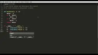 [PYTHON] Three values and determine the highest