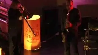 Gail Brand (trombone) and Simon Pickard (sax)
