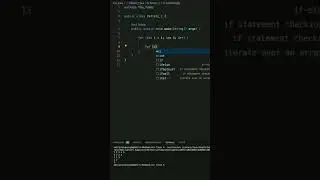 A program for simple pattern in java. #shorts #java
