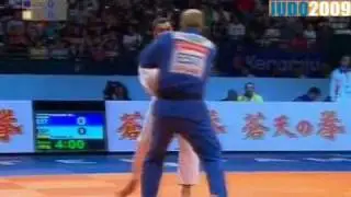 Judo 2009 Rotterdam: Martin Padar (EST) - Angel Parra (ESP) [+100kg].