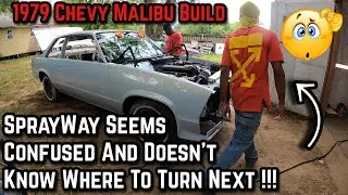 @SprayWayCustoms All Over The Place On @LifewiththeIkes Painted 1979 Malibu - Installing The Glass