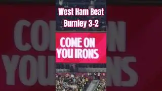 West Ham beat Burnley 3-2 inc. Soucek and Walker-Peters GOALS #premierleague