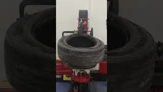 Tire Remove in Wheel use this Machine #metalwork #machine #tireremoval