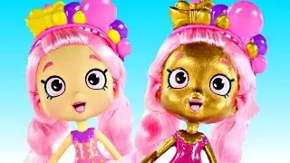 DIY Gold Limited Edition Bubbleisha Shoppies Shopkins Toy Doll | How To Make Shoppies Shopkin