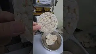 High Quality Puffed rice cake machine manufactured by Shinyoung Mechanics Korea. #rice #chipmaker