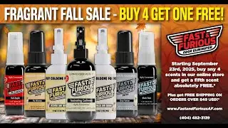 Buy 4, Get One Free - Fast & Furious Odor Eliminators Fragrant Fall Sale (w/ Relaxing Piano Music)