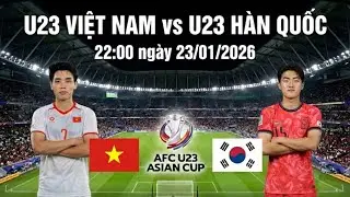 🔴 [Trực Tiếp] U23 Việt Nam vs U23 H&agrave;n Quốc | 22h ng&agrave;y 23/1/2026||Simulation Video Games