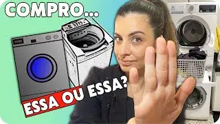 TROQUEI LAVADORA DE ROUPAS DE ABERTURA SUPERIOR POR 2 DE ABERTURA FRONTAL: 1 LAVADORA E 1 SECADORA
