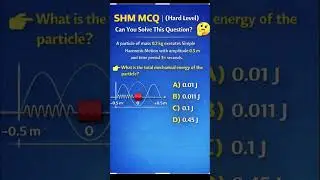 Can You Crack This SHM Problem in 10 Seconds? ⏱️