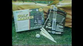 K-Tel Golf Master Portable Driving Range Commercial 1978 Woolworth Copps Goldblatts Miracle Mart