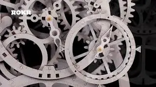 Pendulum Clock Mechanical Gears 3D Wooden Puzzle LK501