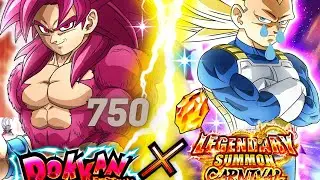 INVOCATIONS GOKU 4 DAIMA & VEGETA 3 DAIMA 😁😱🤩😭🔥- 11 ANS P1 - 750DS #dokkanbattle #gacha #summons